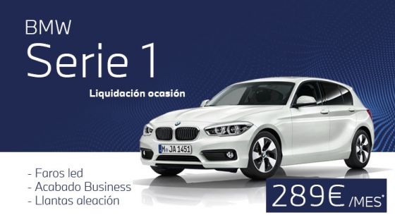 BMW SERIE 1 OCASIÓN POR 289€/MES*