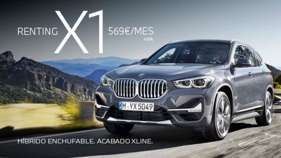 BMW X1 HÍBRIDO ENCHUFABLE POR 569€/MES* + IVA