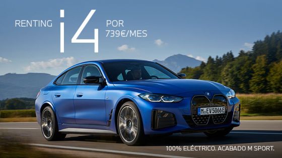 Nuevo BMW i4 100% ELÉCTRICO por 739€/mes*+ IVA