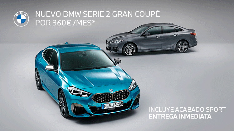 Nuevo BMW Serie 2 Gran Coupé por 360€/mes*