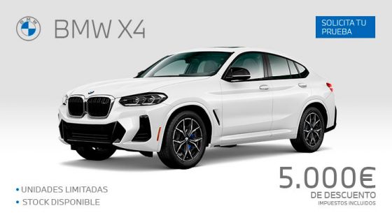 NUEVO BMW X4 CON 5.000€ DE DESCUENTO