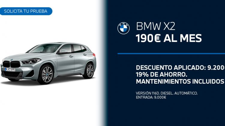 ¡BMW X2 con un 19% de descuento!