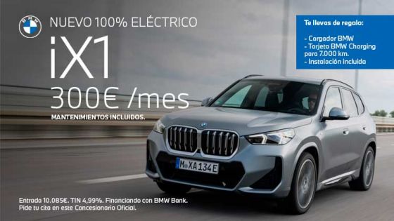 BMW iX1 desde 300€ al mes