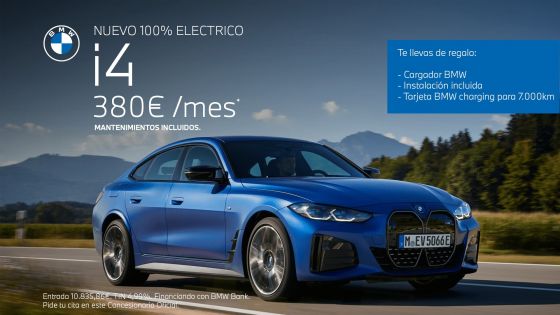 BMW i4 desde 380€ al mes*