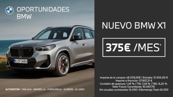 Nuevo BMW X1 desde 375€/mes*