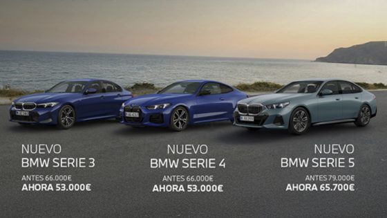 BMW Stock Series 3, 4 y 5 hasta 16% dto.*