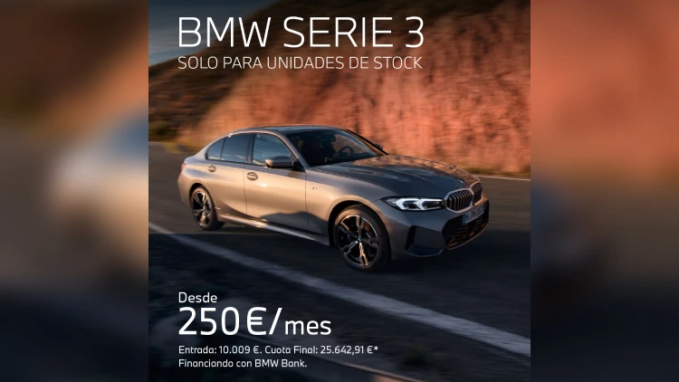 BMW Serie 3 nuevo desde 250€/mes*