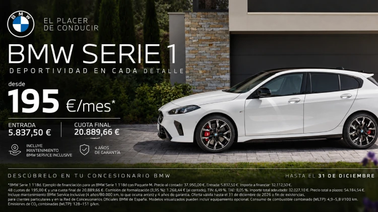 Nuevo BMW Serie 1 desde 195€/mes*